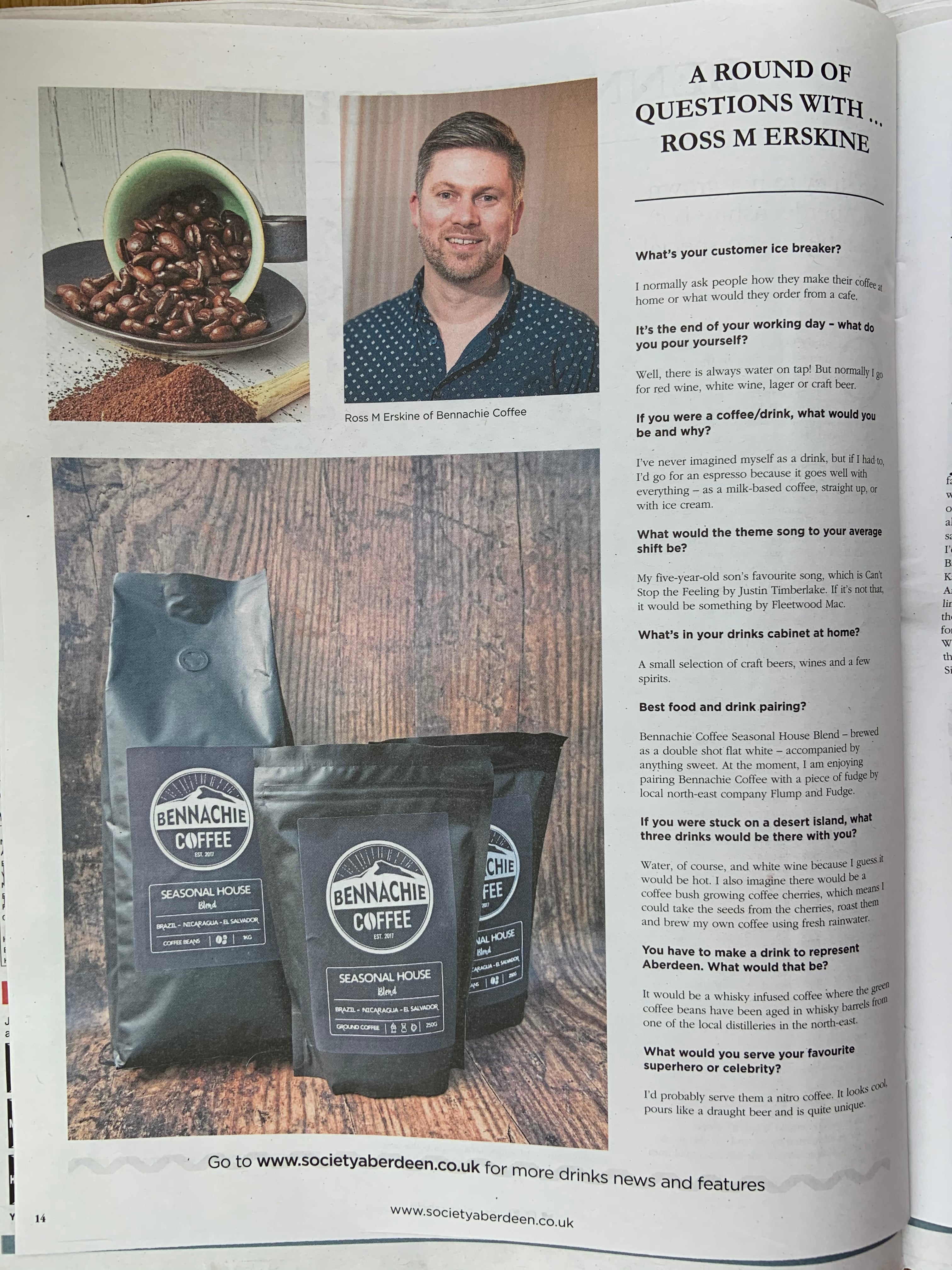 Feature in Society Magazine - Q&A