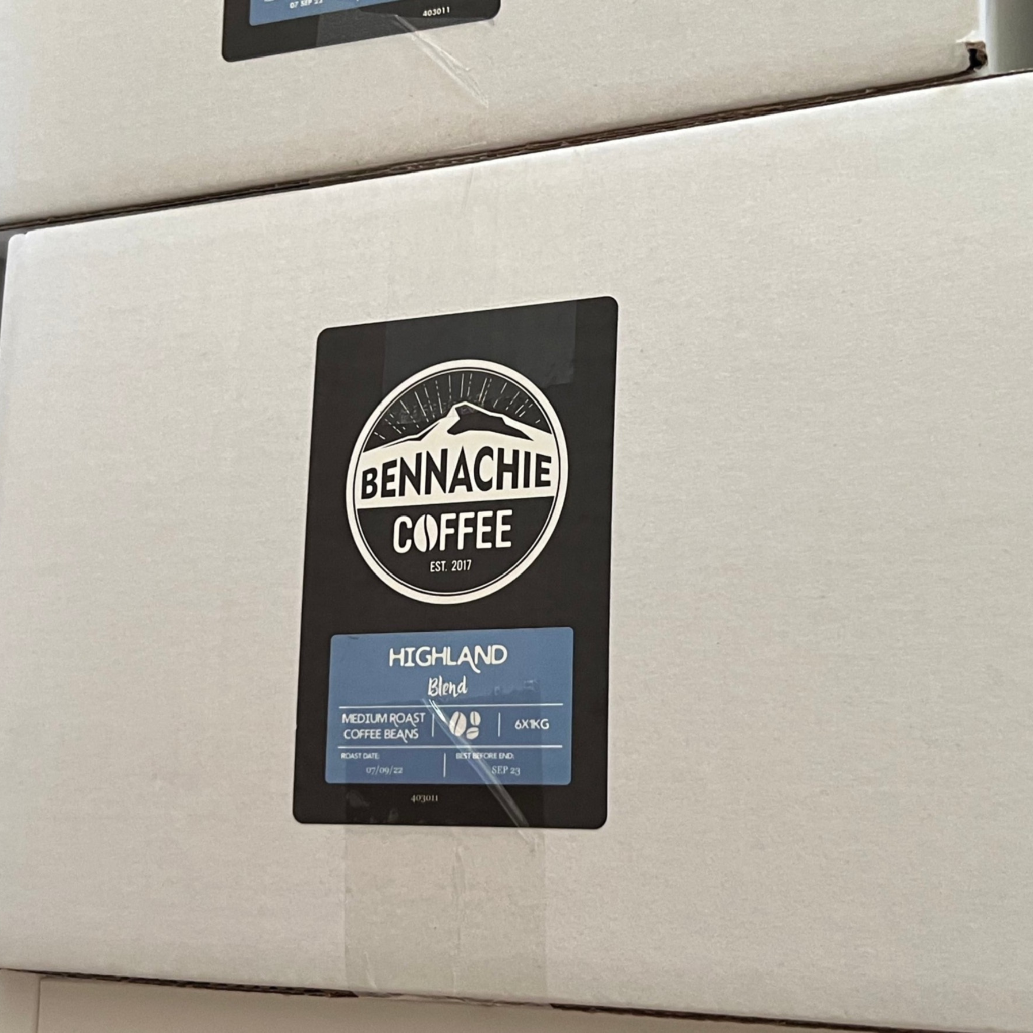 Case of 6x1kg - Highland Blend Coffee Beans - Bennachie Coffee