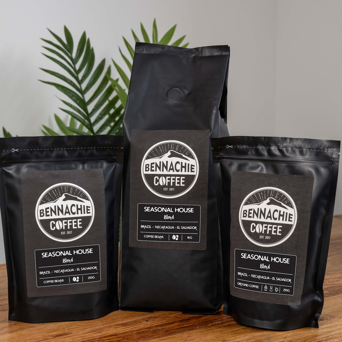 Seasonal House Blend Coffee Beans and Ground Coffee - Bennachie Coffee