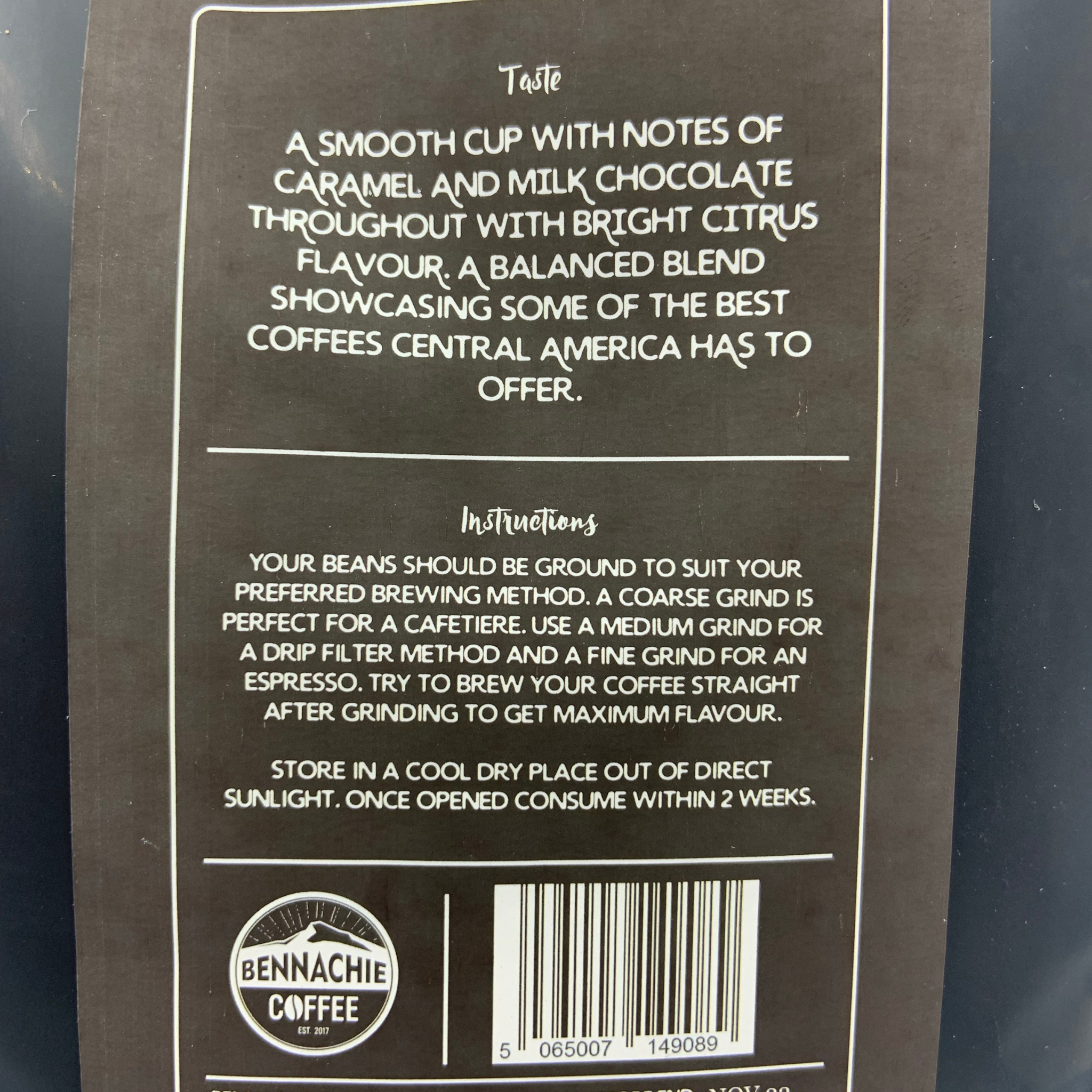 1kg - Highland Blend - Bennachie Coffee