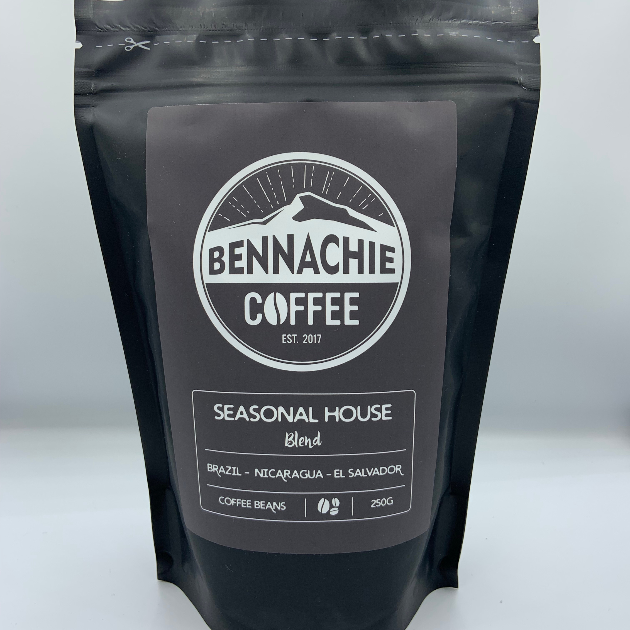 250g - Seasonal House Blend - Bennachie Coffee