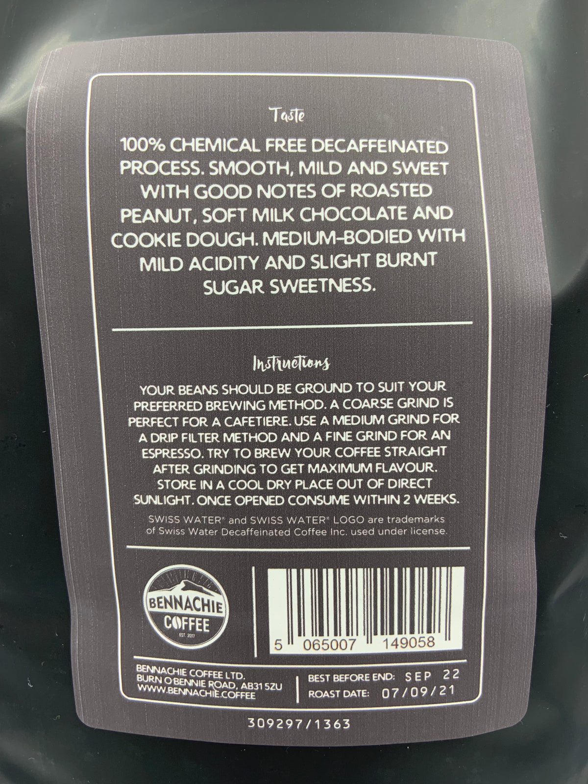 Swiss Water Decaf
