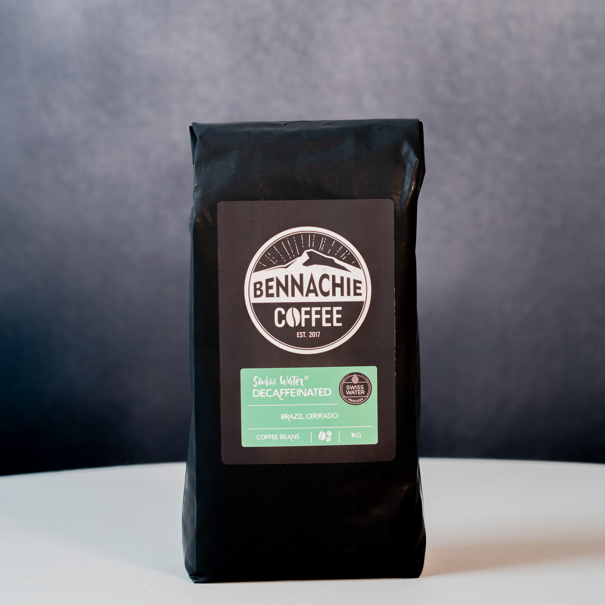 1kg - Decaf, Swiss Water Process - Bennachie Coffee