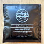 Box of 100 x 10g Biodegradable Coffee Brew Bags - Seasonal House Blend - Bennachie Coffee