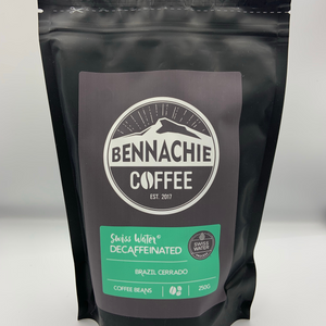 250g - Decaf, Swiss Water Process Coffee - Bennachie Coffee