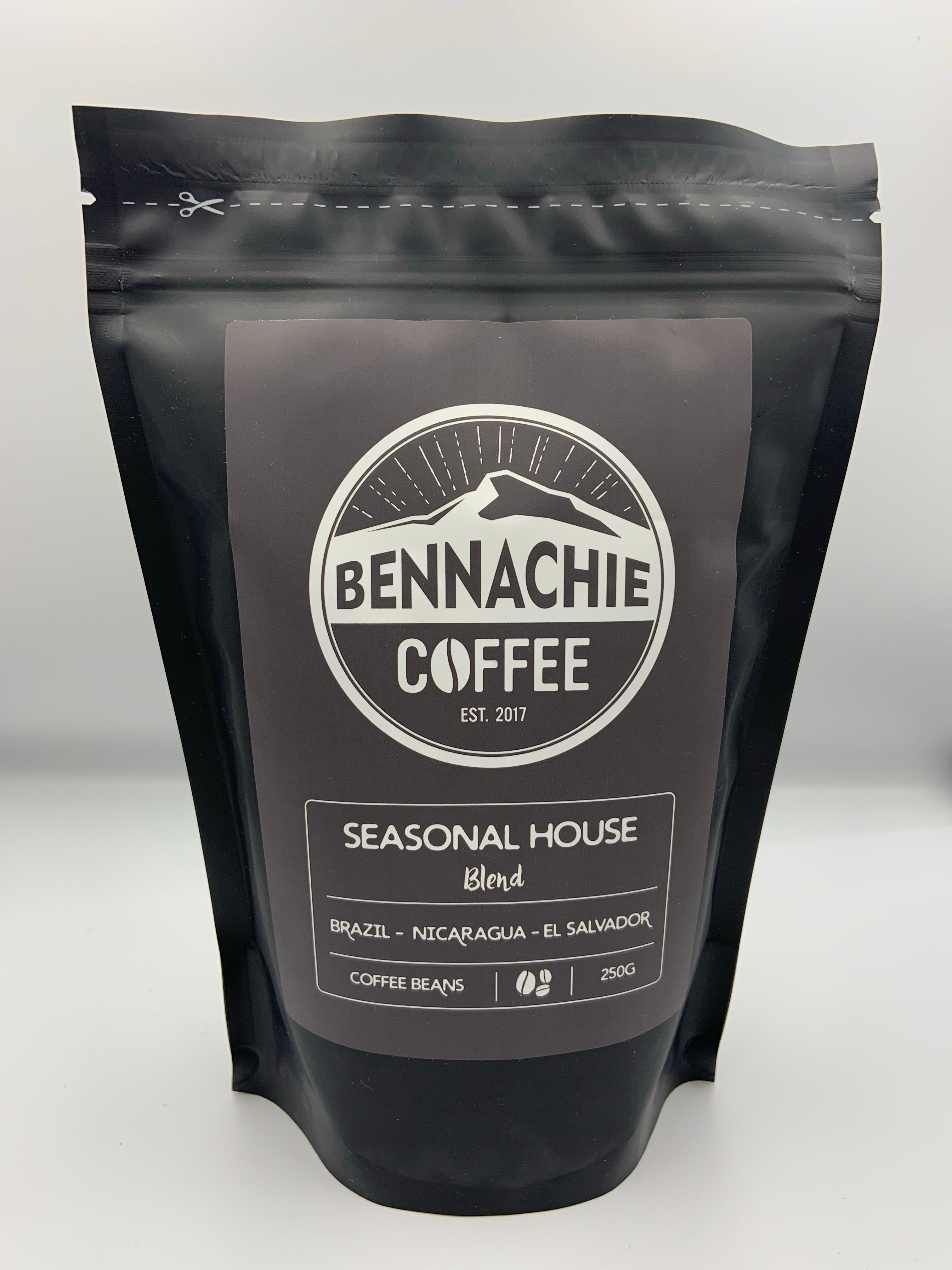 Case of 20x250g - Seasonal House Blend Coffee Beans