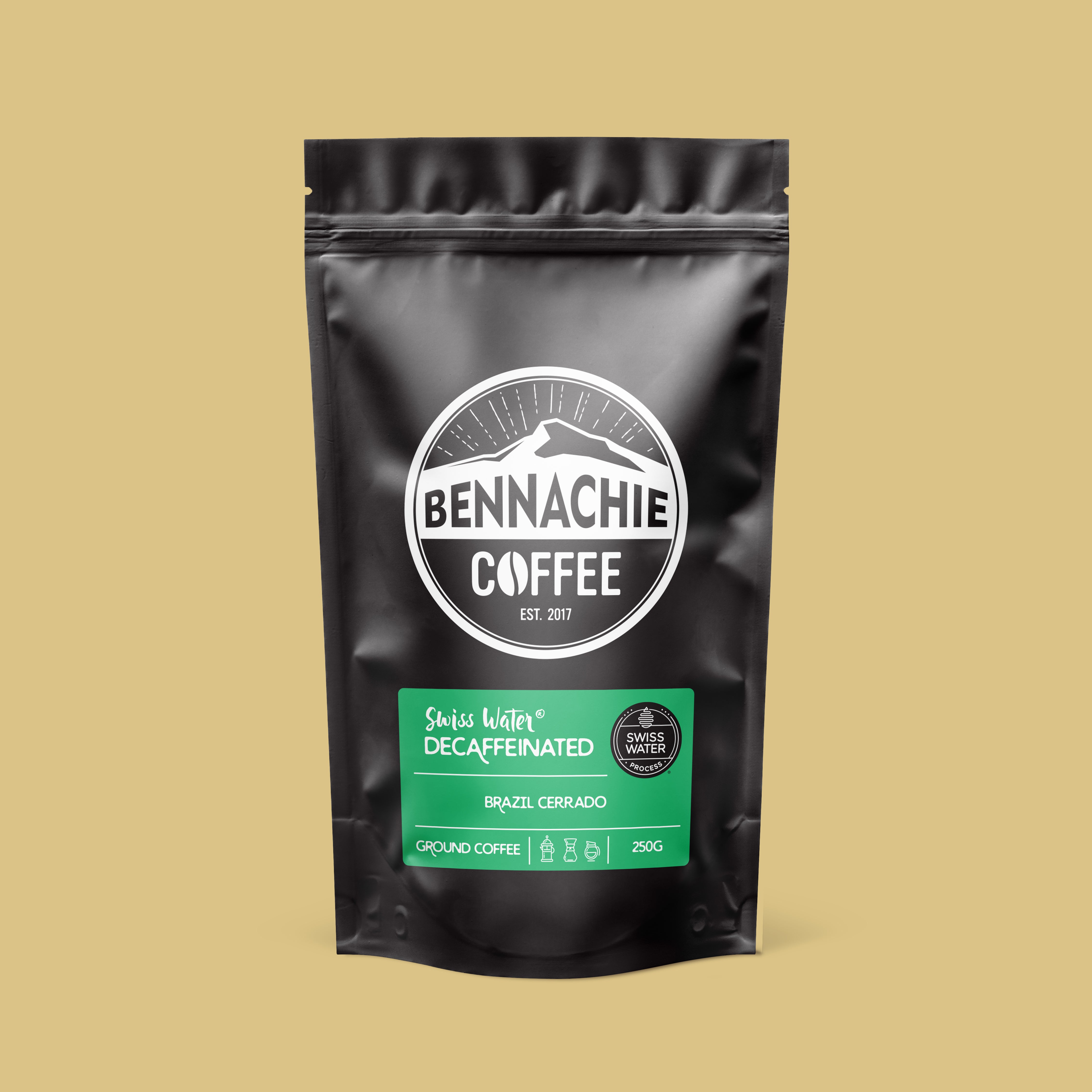 250g - Decaf, Swiss Water Process Coffee