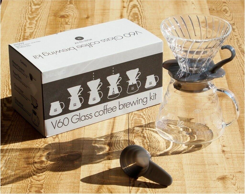 Hario V60 Glass Coffee Brewing Set - Bennachie Coffee