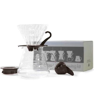 Hario V60 Glass Coffee Brewing Set 02